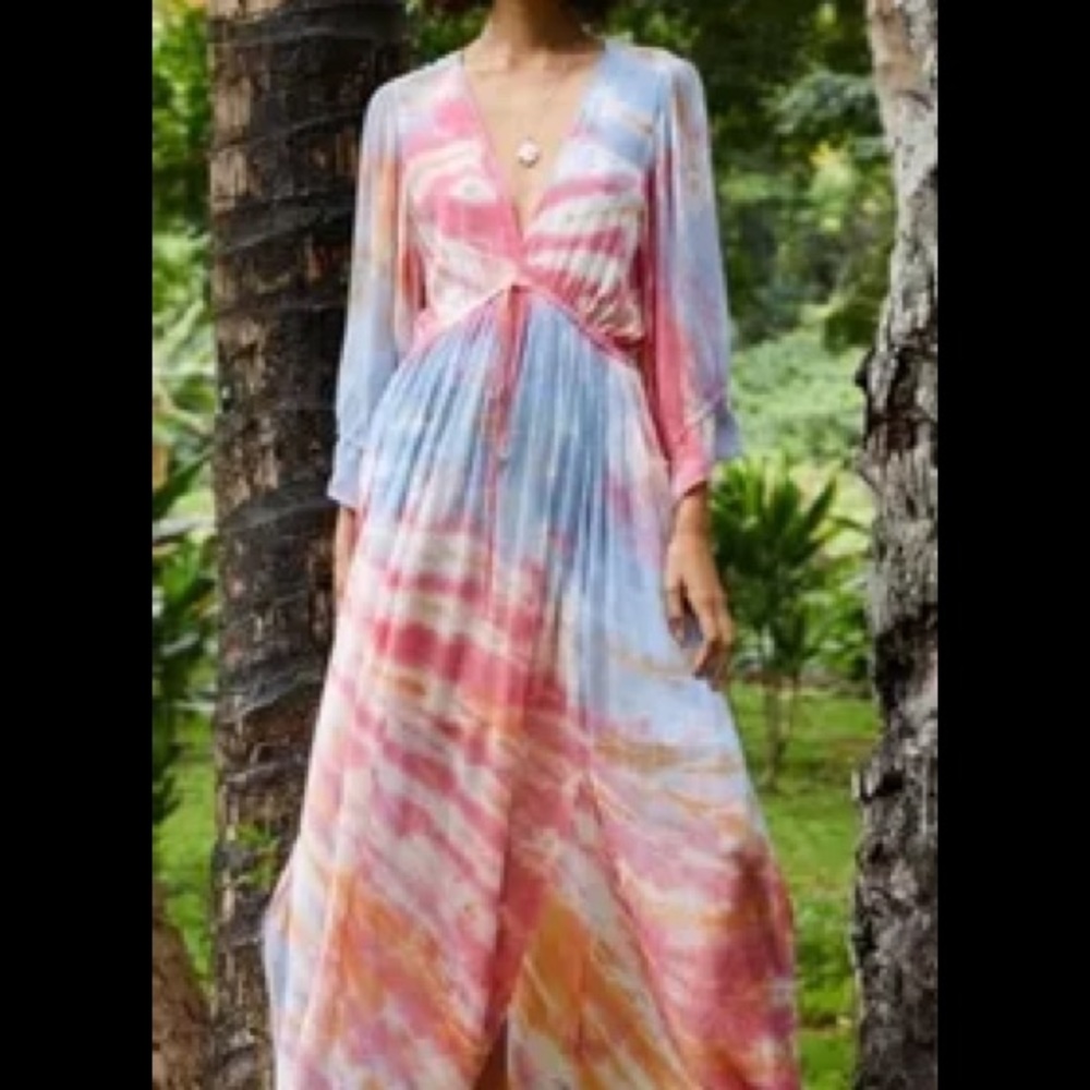 Young Fabulous & Broke tie-dye maxi dress
